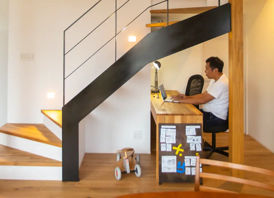 心地よさと遊び心がひとつになった家