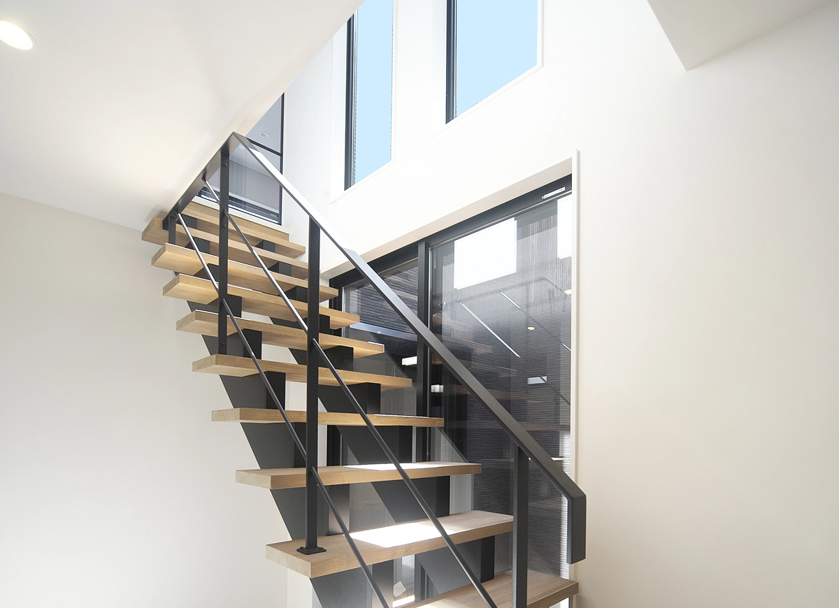 開放感につつまれる2階リビングの家