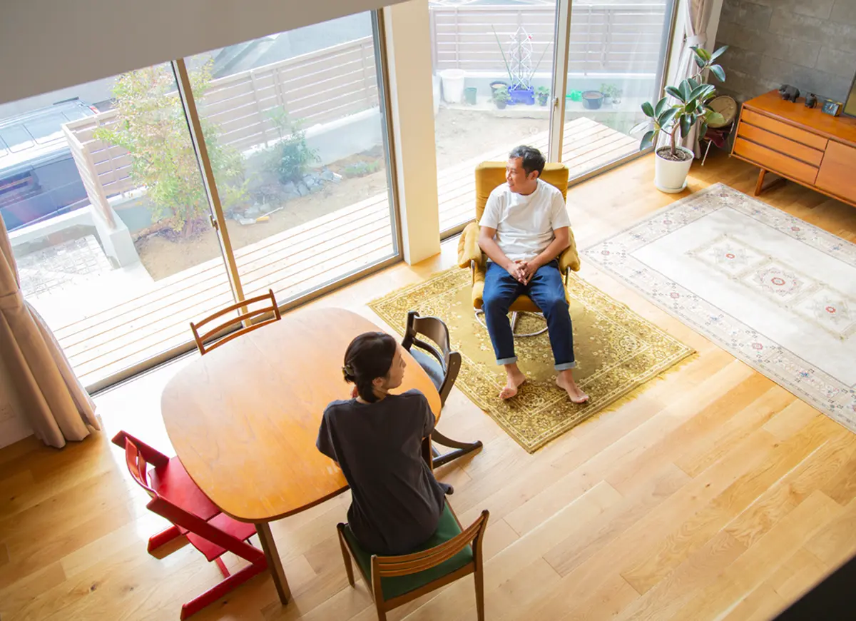 心地よさと遊び心がひとつになった家