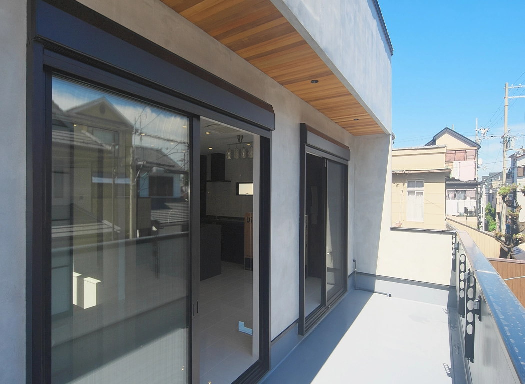 開放感につつまれる2階リビングの家